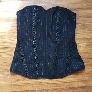 Black Fabric Corset
